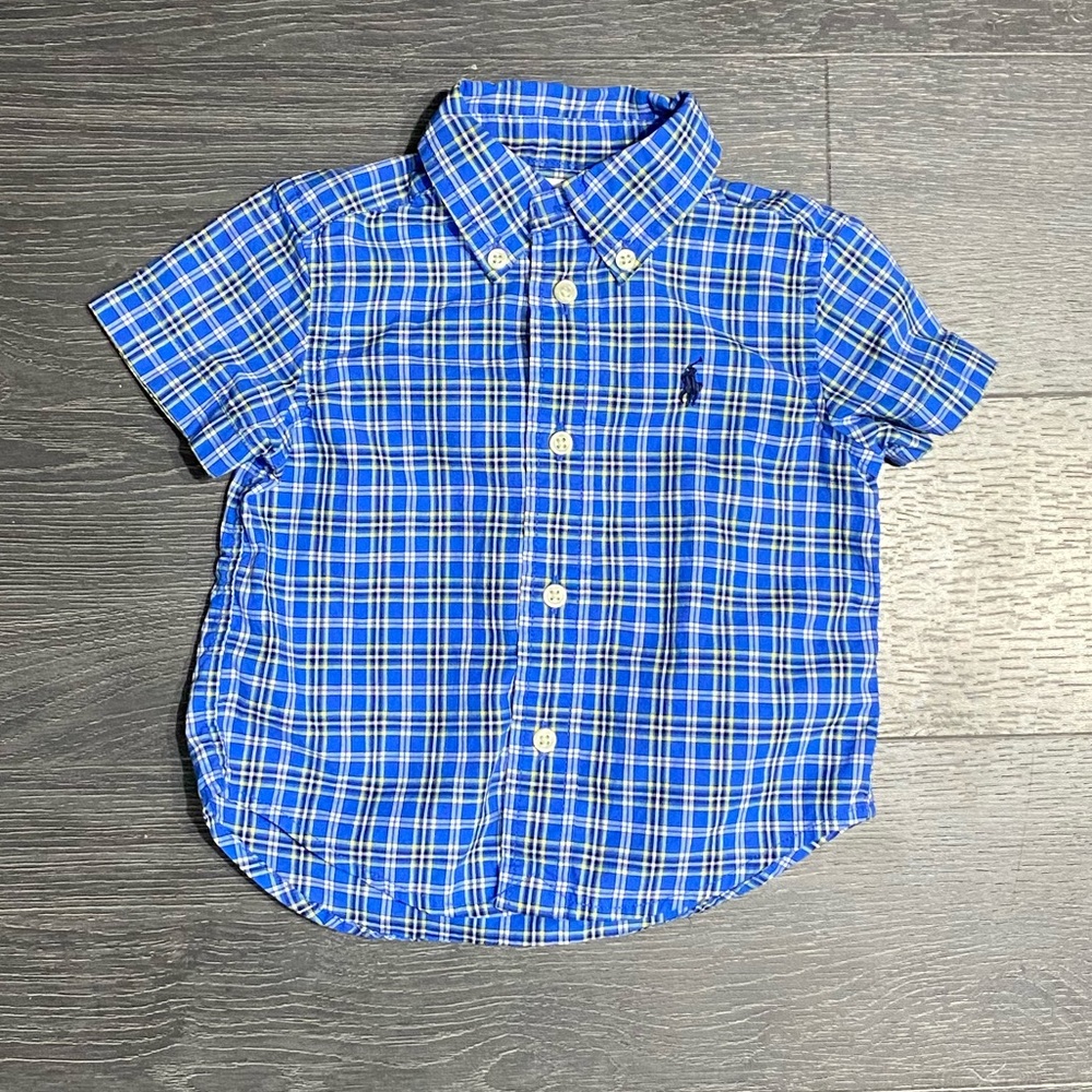 Plaid Ralph Lauren polo button down